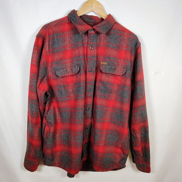 Orvis Men's XL Plaid Flannel Shirt Jacket - Picture 2 of 9